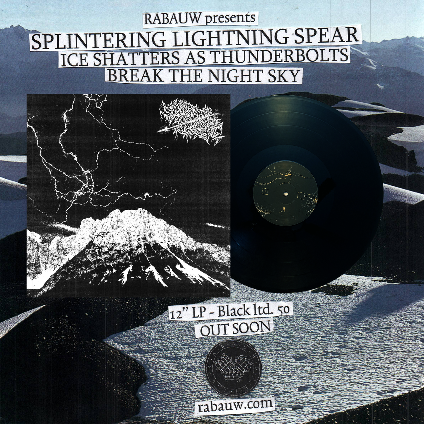 Splintering Lightning Spear - Ice Shatters As Thunderbolts Break The Night Sky