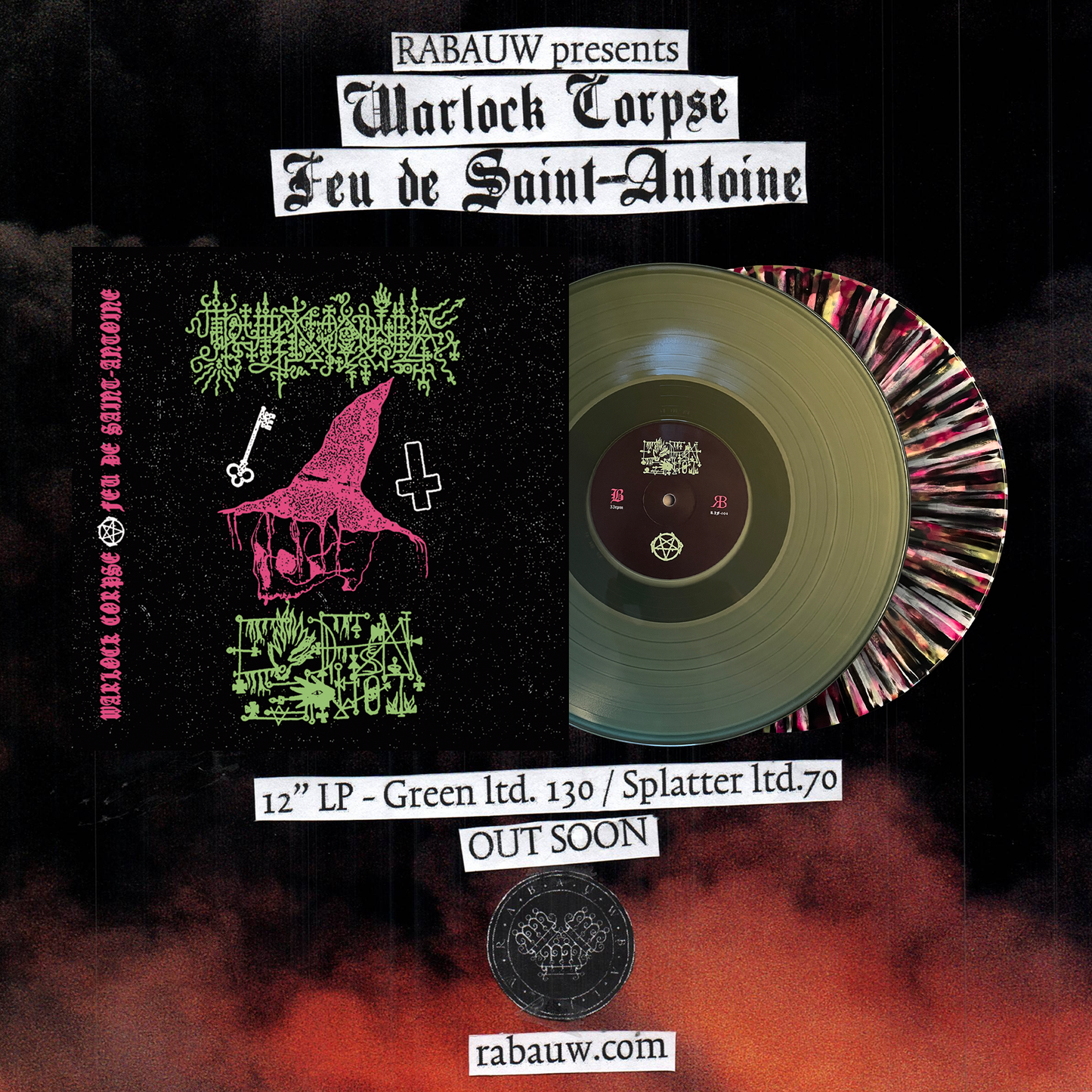 Warlock Corpse / Feu de Saint-Antoine - split